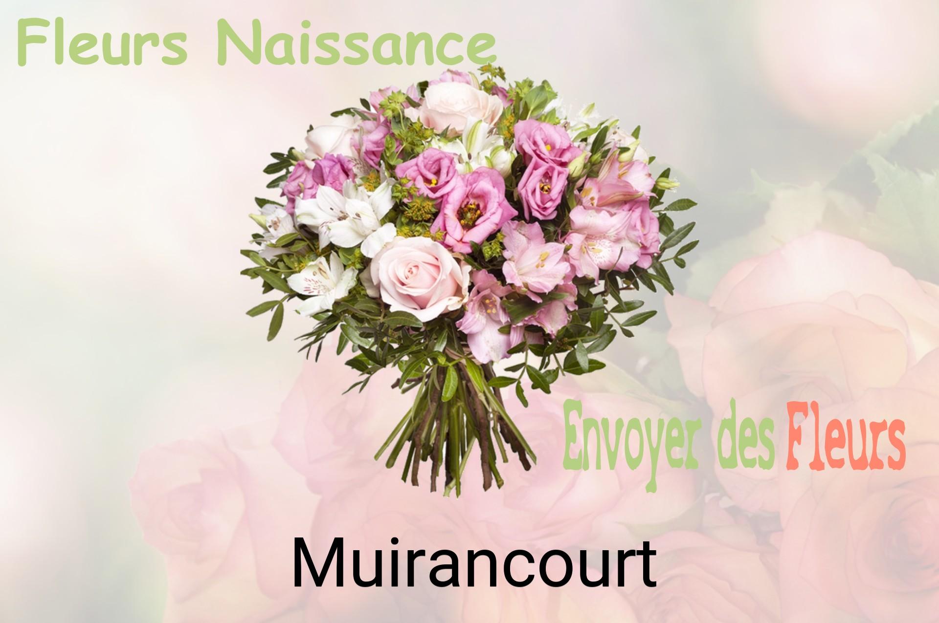 Bouquet de fleurs de naissance livré à Muirancourt
