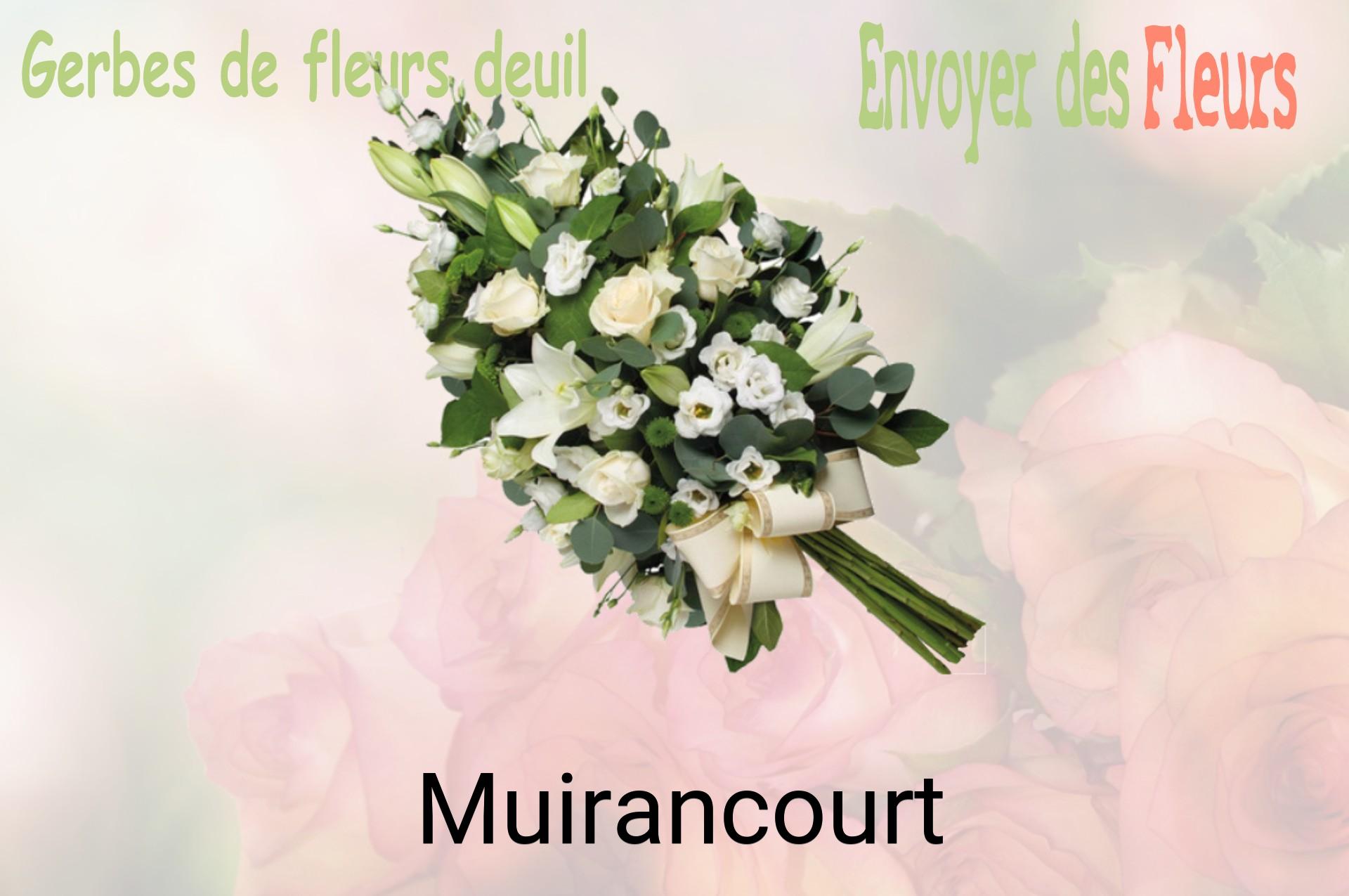 Gerbe de fleurs de deuil livrée à Muirancourt